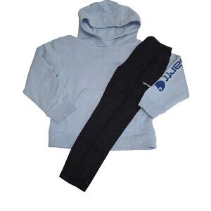Carhartt Kids Hoodie & Leggings Set Size 6 Blue & Black Cotton/Polyester Blend 3
